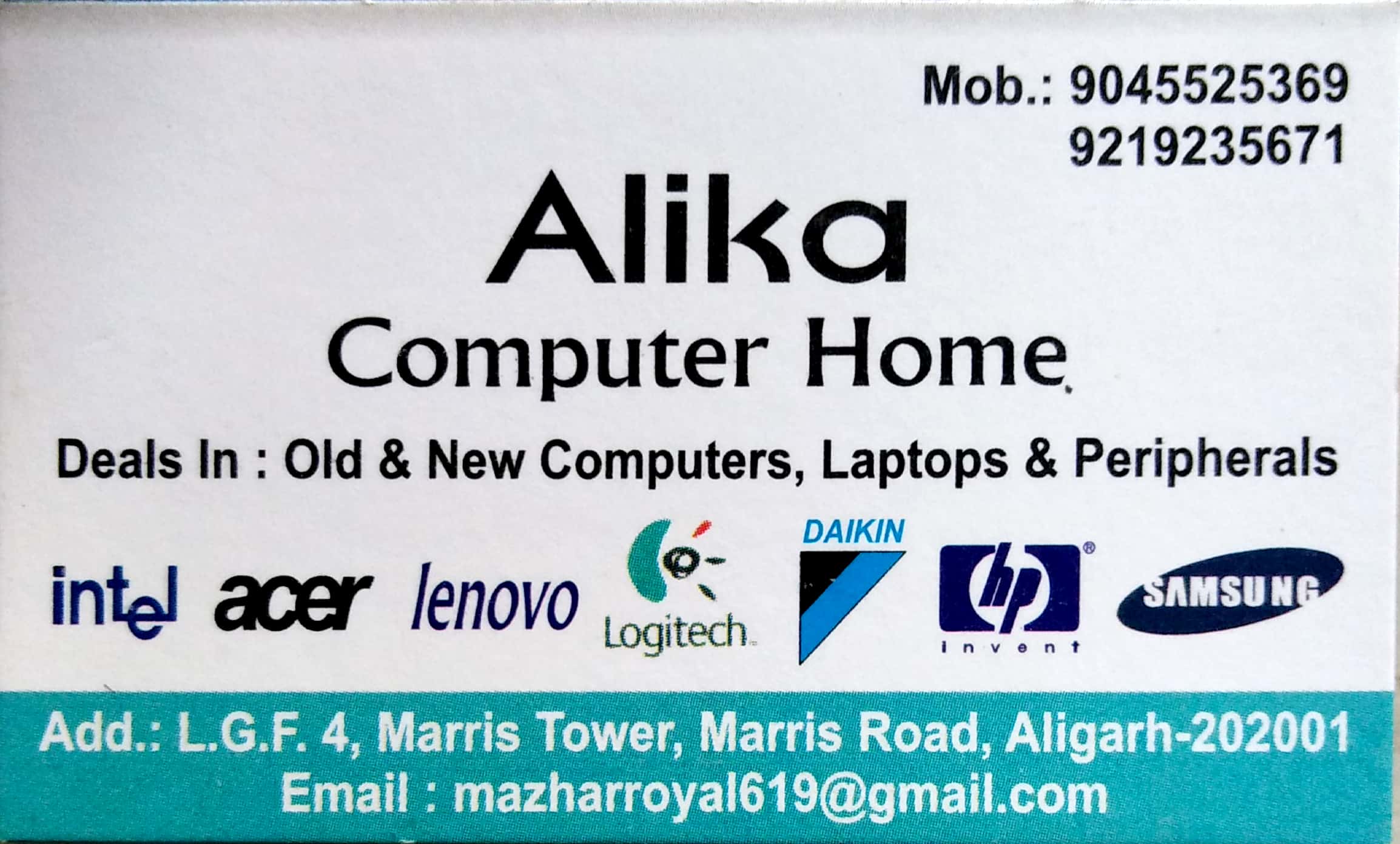 ALIKA COMPUTER HOME��| BEST COMPUTER HOME IN ALIGARH FAINS-BAZAAR