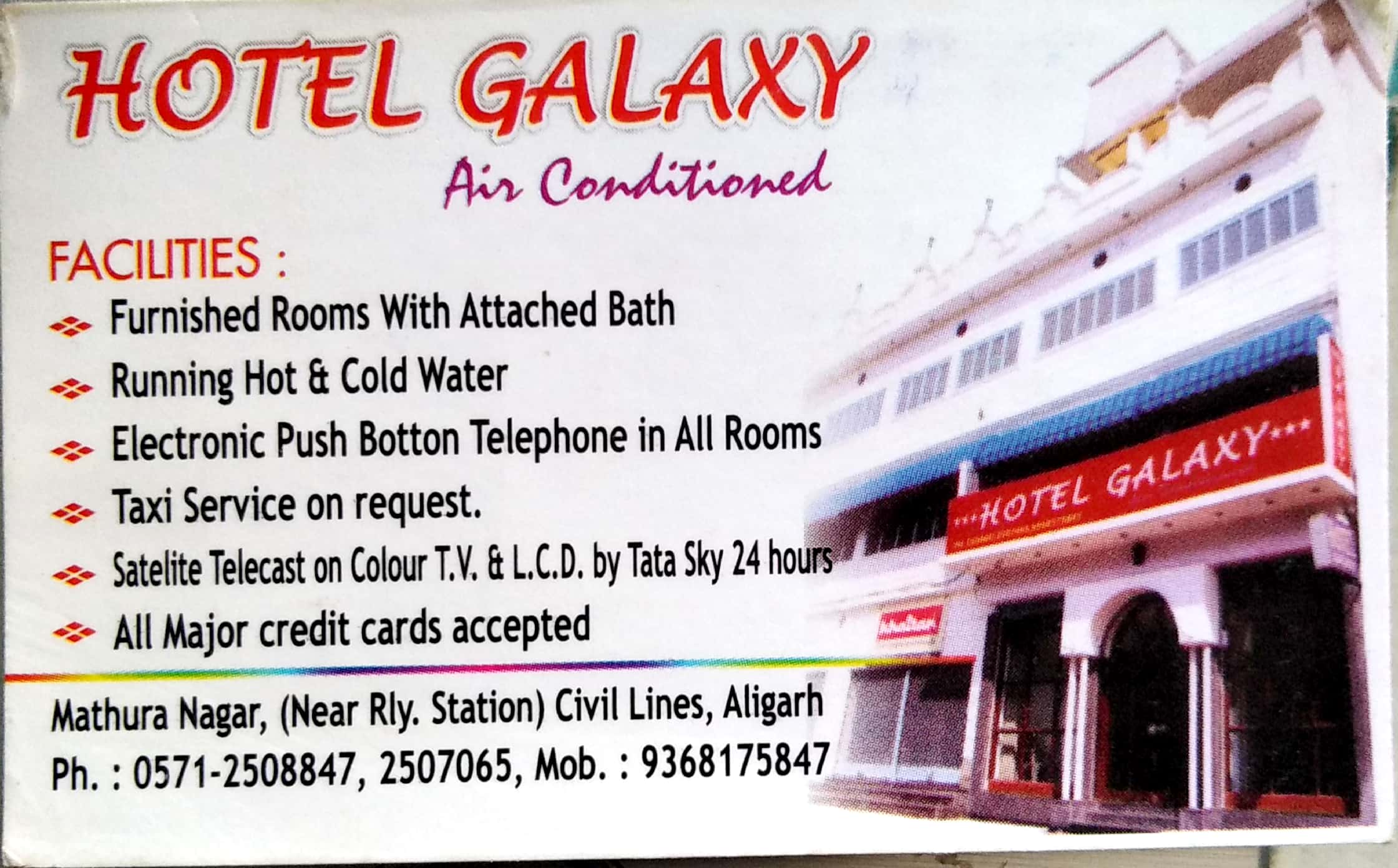 HOTEL GALAXY��| BEST HOTEL IN ALIGARH FAINS-BAZAAR